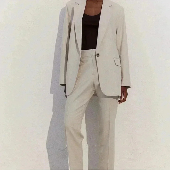 Linen Tailored Pants - Picture 7 of 7